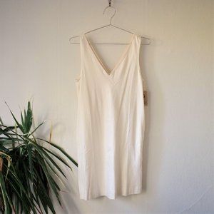 NWT For Days V-Shift Dress in Natural